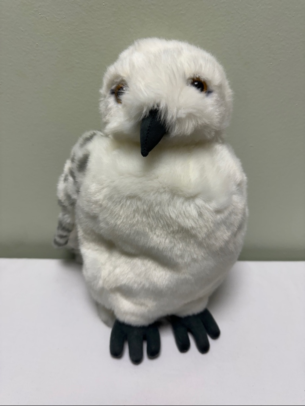 Plush Harry Potter Snowy Owl Hedwig Puppet - Makes Sounds